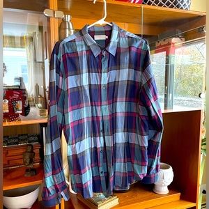 Vince mens long sleeve button down